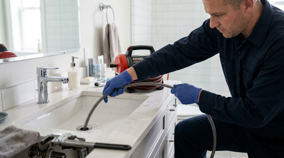 Desentupir canos casa com ferramentas e métodos caseiros seguros